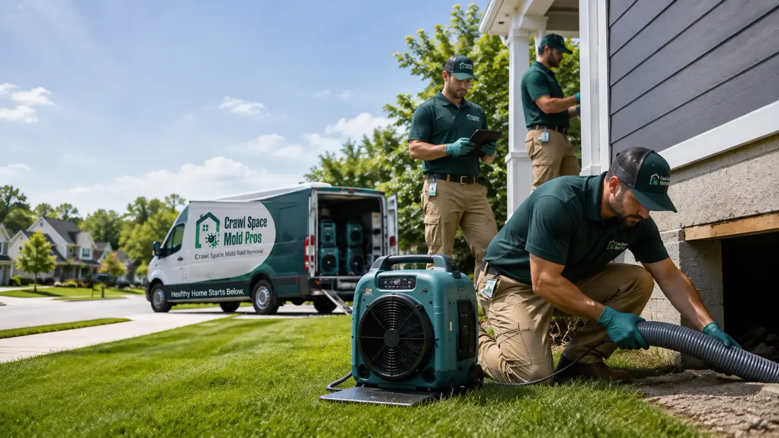 Crawl Space Mold Removal in Georgetown, PA